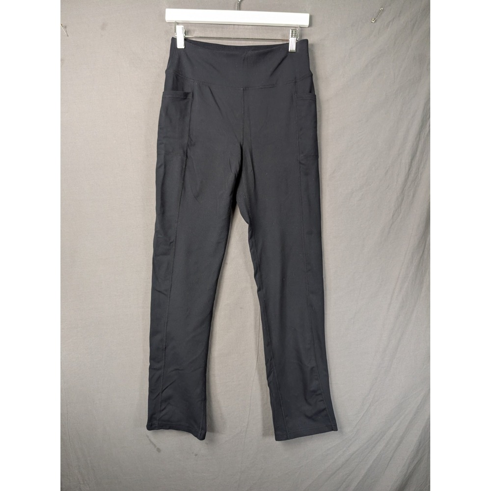 Skechers GOwalk High Waisted Black Straight Leg Yoga Pants Womens Medium 6750